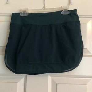 Green Lulu Lemon Tennis Skirt